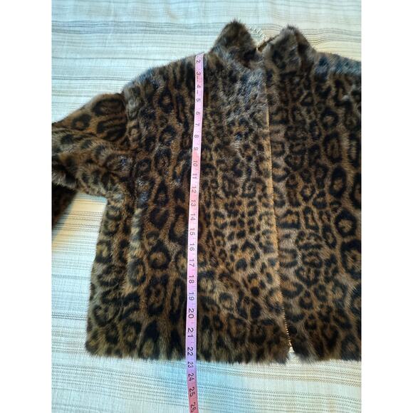 Rebecca Minkoff Vegan Fur Cropped Jacket - Picture 6 of 12